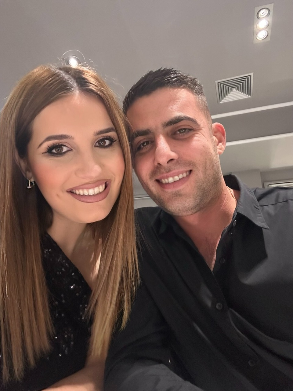 Ο Αναστάσιος και η Αλεξάνδρα χαμογελαστοί μαζί